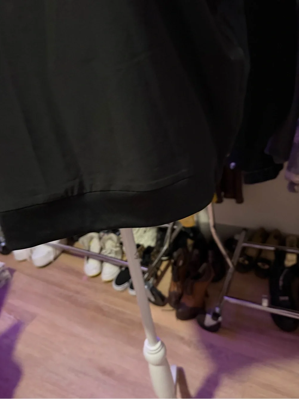 Avia Black Sleeveless Hooded Pullover Top - Picture 7 of 10
